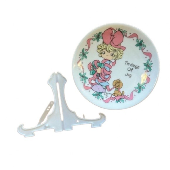 1994 Precious Moments Tie-dings Of Joy Porcelain Plate - Picture 1 of 4
